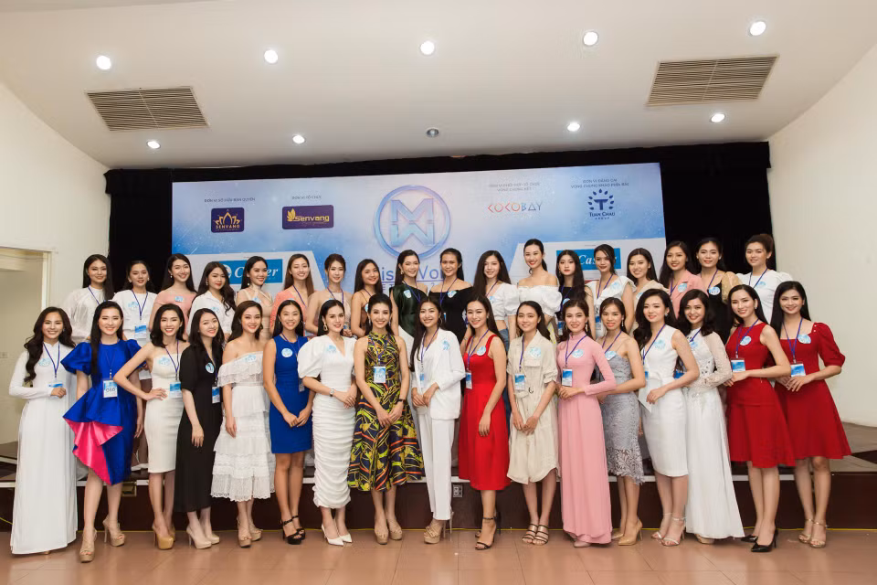 Top 35 thí sinh được chọn vào vòng chung khảo phía Bắc. (Ảnh: Huy Nguyễn/Vietnam+)