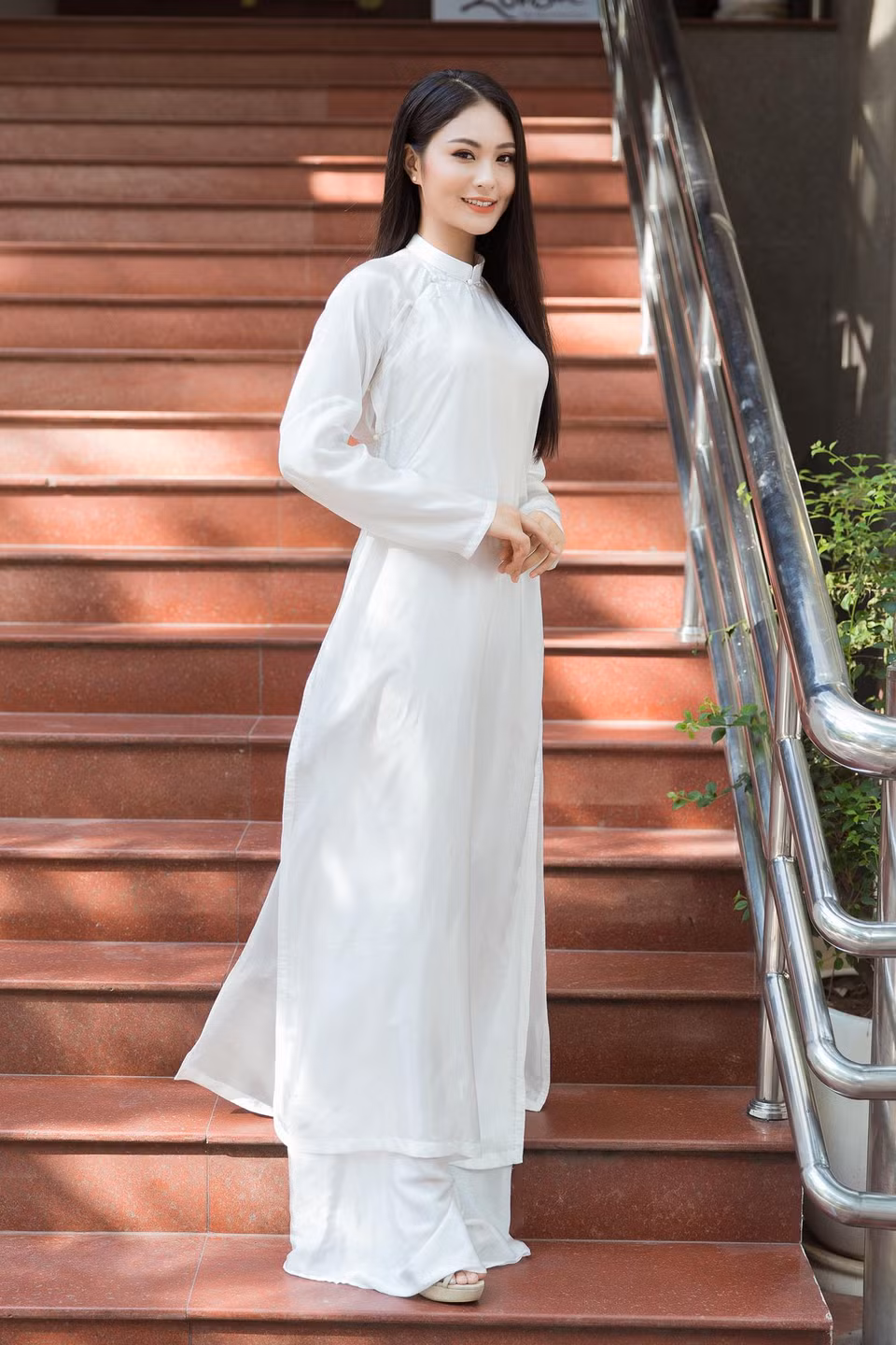 Thí sinh Hoàng Bích Ngọc. (Ảnh: Huy Nguyễn/Vietnam+)