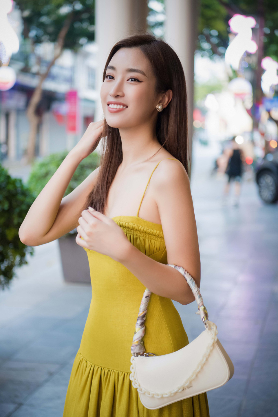 Hiện tại, dù đã trưởng thành và tự lập, có được công việc ổn định thì Đỗ Mỹ Linh cho hay mẹ vẫn là người lo lắng cho cô nhất. (Ảnh: CTV/Vietnam+)