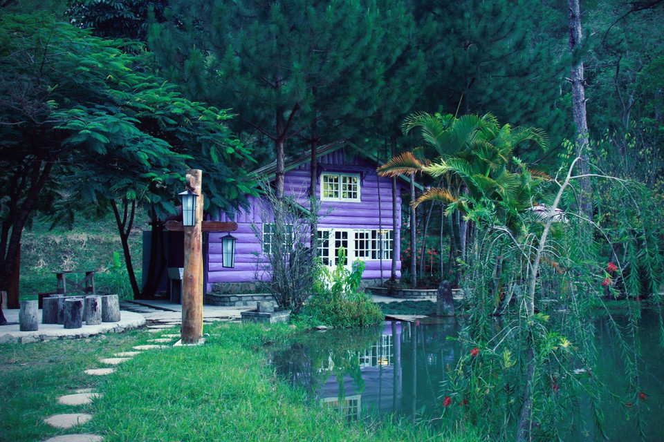 Anh Nguyễn Thanh Liêm, chủ nhân của Ma Rừng chia sẻ, hơn chục năm trước anh dời thành phố Đà Lạt về đây dựng nhà với ý định làm nơi nghỉ cho gia đình và bạn bè... (Ảnh: Xuân Mai/Vietnam+)