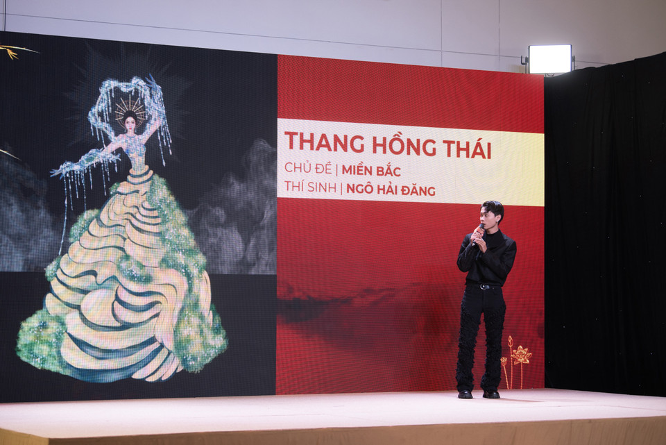 Thiết kế dự thi "Thang Hồng Thái" của Ngô Hải Đăng. (Ảnh: CTV/Vietnam+)