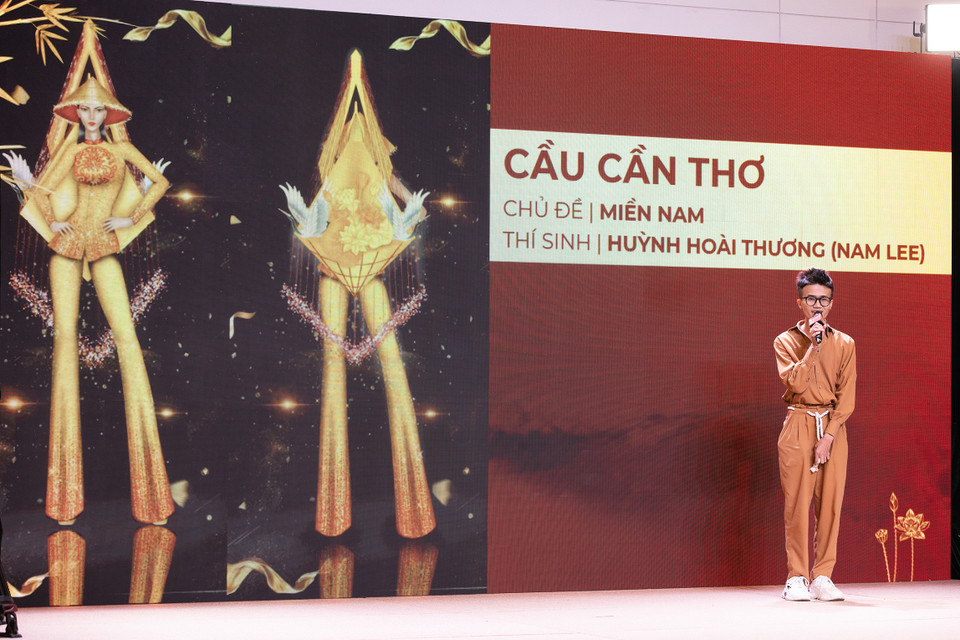 Thiết kế dự thi "Cầu Cần Thơ" của Huỳnh Hoài Thương. (Ảnh: CTV/Vietnam+)