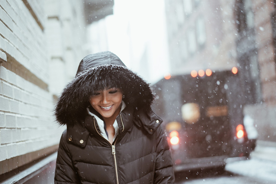 Đây là lần đầu tiên H’Hen Niê đặt chân đến Mỹ. (Ảnh: Nguyễn Tuấn Khôi/Vietnam+)