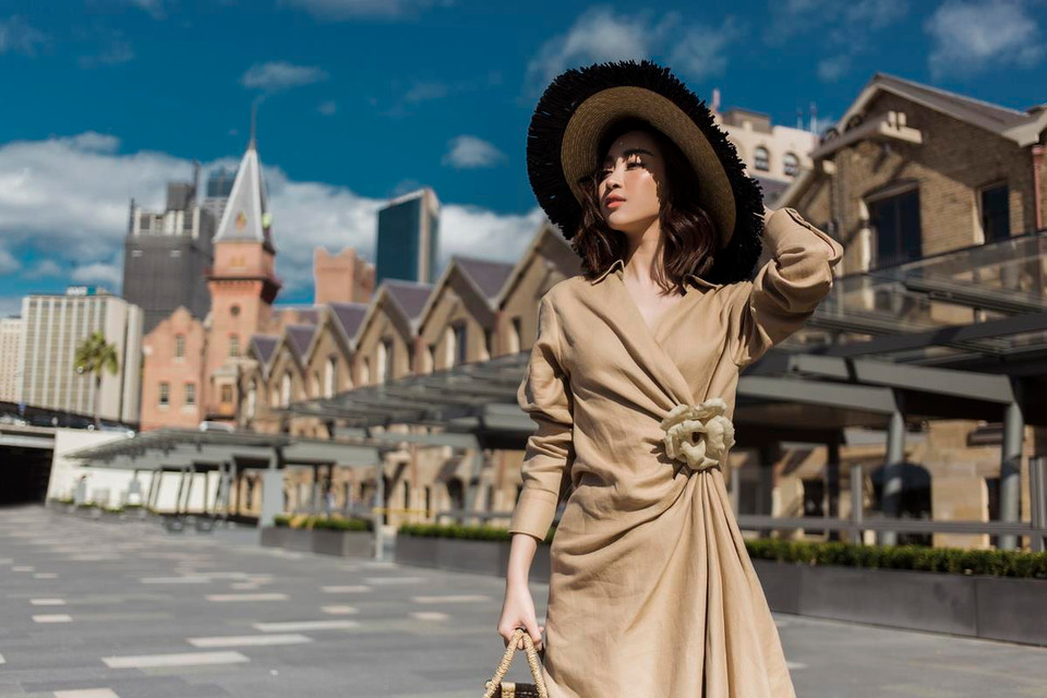 Hoa hậu Tiểu Vy và Hoa hậu Mỹ Linh là đại sứ của cuộc thi Miss World Vietnam 2019. Cuộc thi quy mô, bài bản và có khung chương trình quốc tế nhằm tìm kiếm đại diện sắc đẹp và tài năng tham gia cuộc thi Miss World 2019 sẽ được diễn ra vào tháng 11, tại Thái Lan. (Ảnh: Huy Nguyễn/Vietnam+)