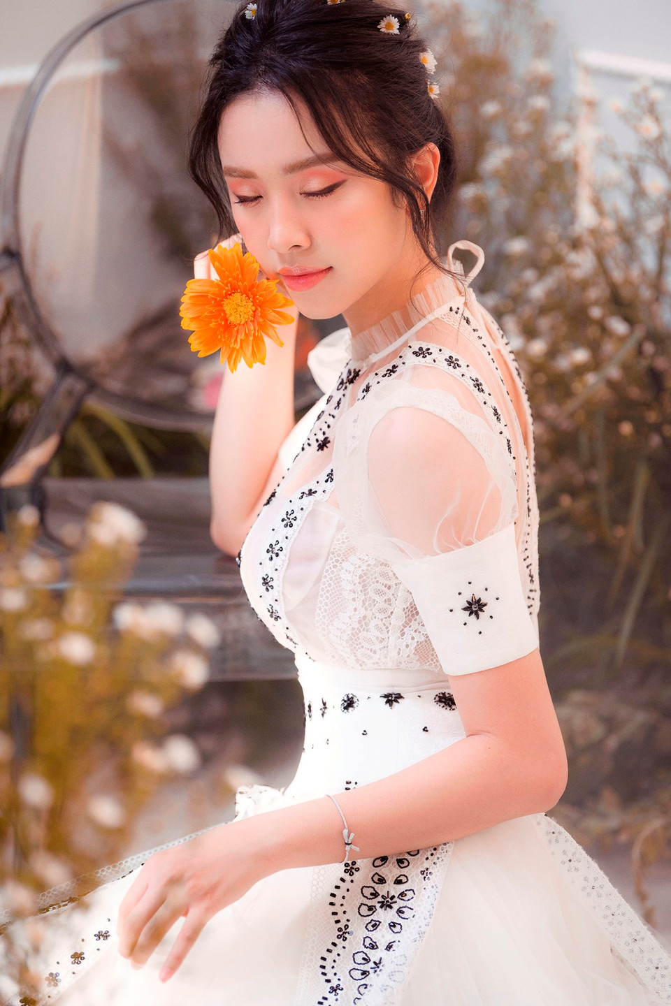 Đăng qua Á hậu 2 Hoa hậu Việt Nam 2018, Thúy An được nhớ đến như là gương mặt thiên thần của top 3 cuộc thi này.(Ảnh: Mon Trần/Vietnam+)