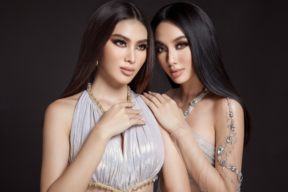 Trong đêm chung kết Hoa hậu Việt Nam 2020, Thùy Tiên có câu trả lời ứng xử về cuộc cách mạng công nghiệp 4.0. (Ảnh: CTV/Vietnam+)