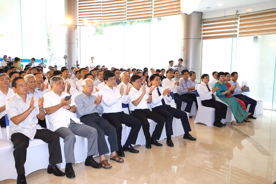Các đại biểu tham dự buổi lễ. (Ảnh: Dương Giang/TTXVN)