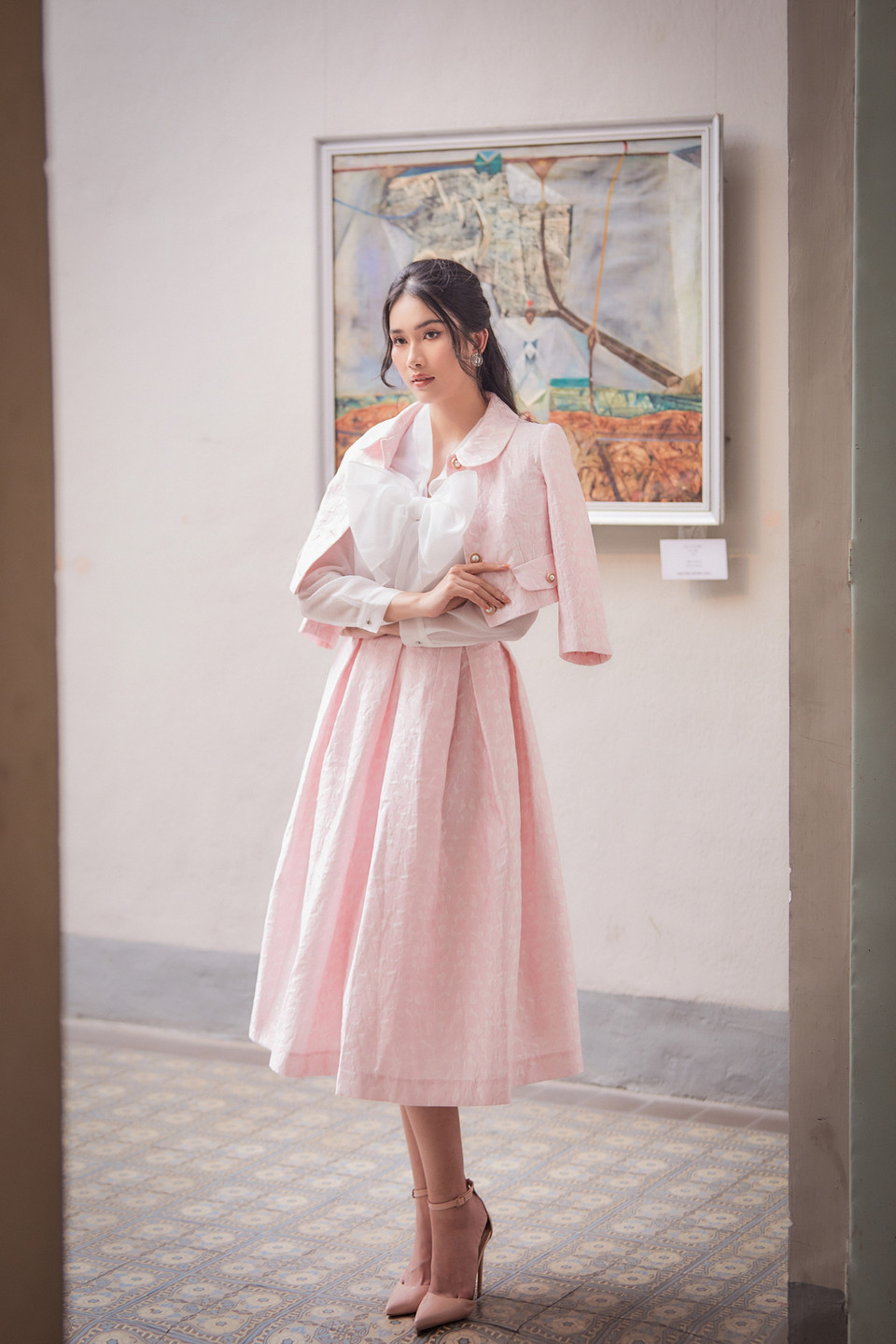 Vai trò này chính là bước ngoặt đánh dấu hành trình đương nhiệm thành công của Á hậu 1 Hoa hậu Việt Nam cũng như những đóng góp, cống hiến cho thành phố qua hình ảnh, tiếng nói của cô được giới trẻ quan tâm và yêu thích. (Ảnh: CTV/Vietnam+)