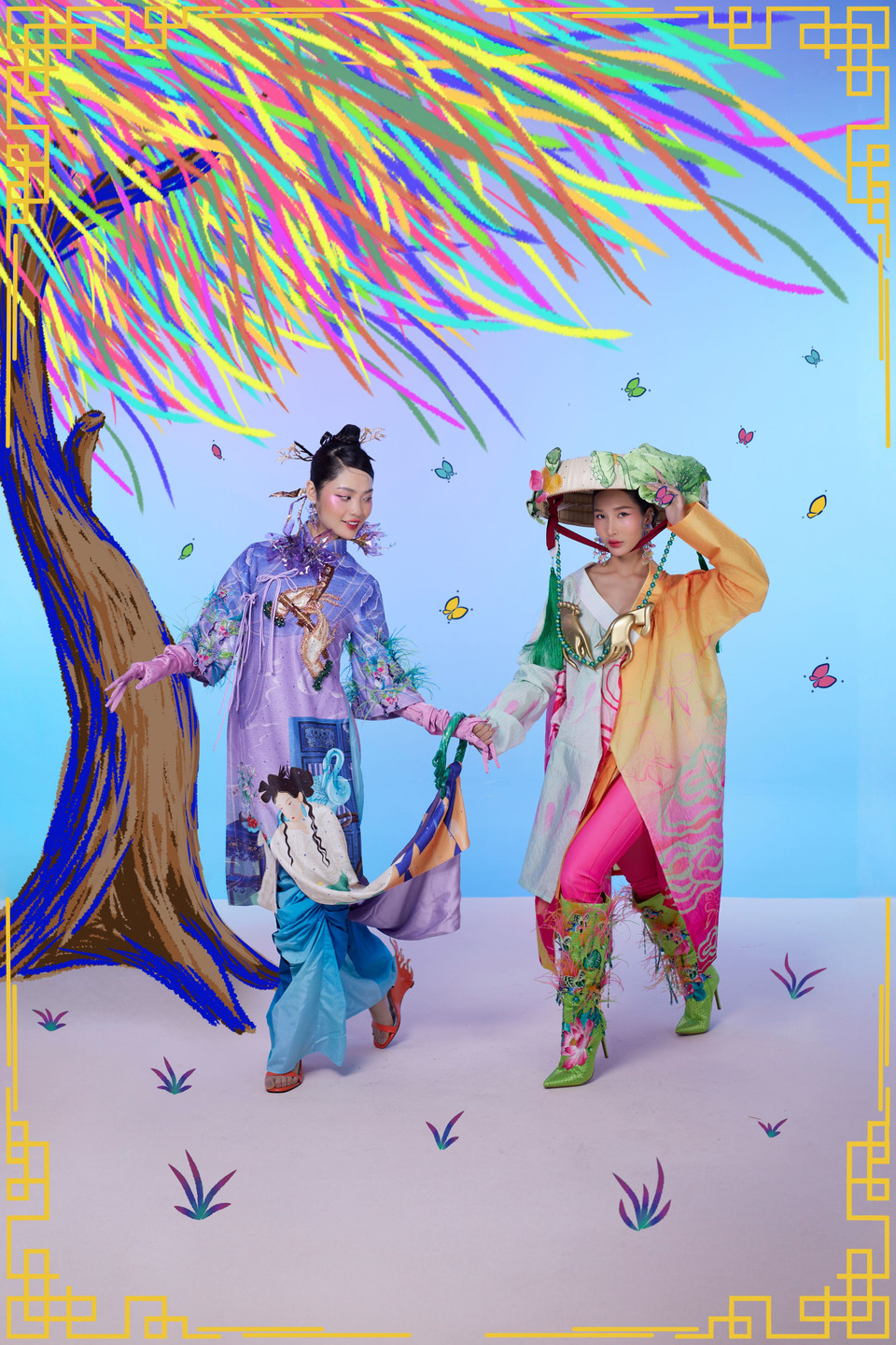 Nông Thúy Hằng sinh năm 1999 tại Hà Giang, là người dân tộc Tày. Cô đăng quang Hoa hậu các Dân tộc Việt Nam vào tháng 7/2022. Từ sau khi đăng quang, nàng hậu miệt mài tham gia các hoạt động cộng đồng, thiện nguyện, thực hiện các dự án riêng nhằm quảng bá bản sắc văn hóa dân tộc với bạn bè quốc tế… (Ảnh: CTV/Vietnam+)