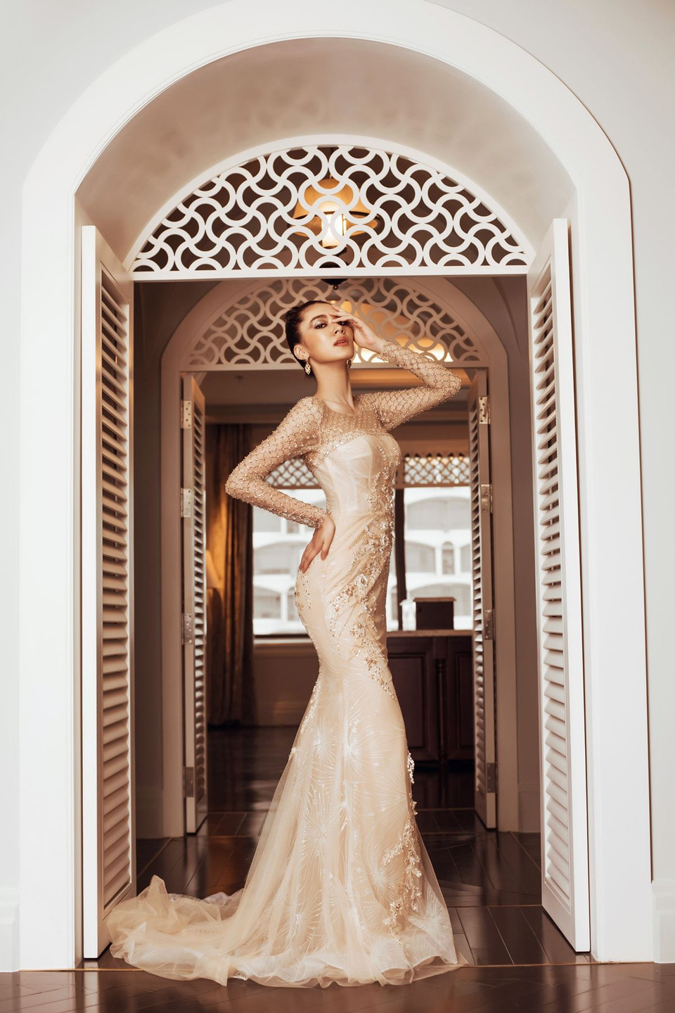 Thí sinh Lương Ý Như. (Ảnh:Vietnam+)