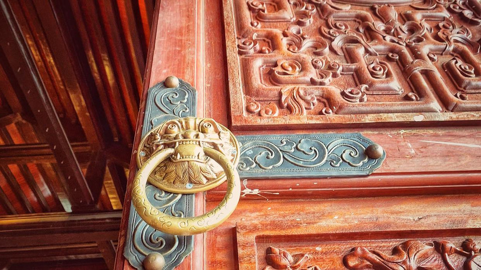 Chùa Tam Chúc được tạo tác vô cùng chi tiết và tinh xảo. (Ảnh: Xuân Mai/Vietnam+)