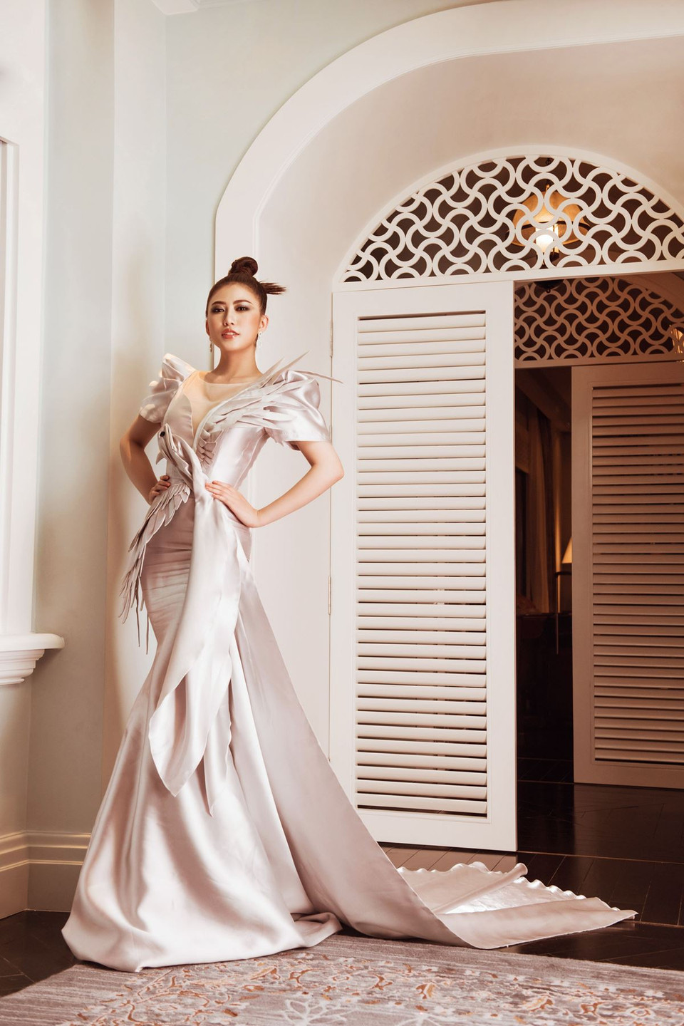 Thí sinh Trần Thị Mỹ. (Ảnh:Vietnam+)