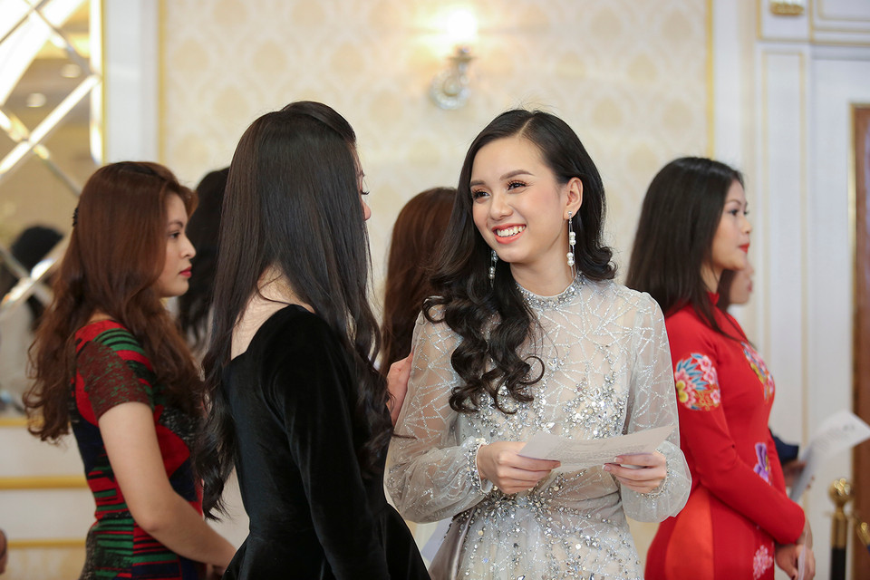Vẻ tự tin của các thí sinh miền Bắc. (Ảnh: CTV/Vietnam+)