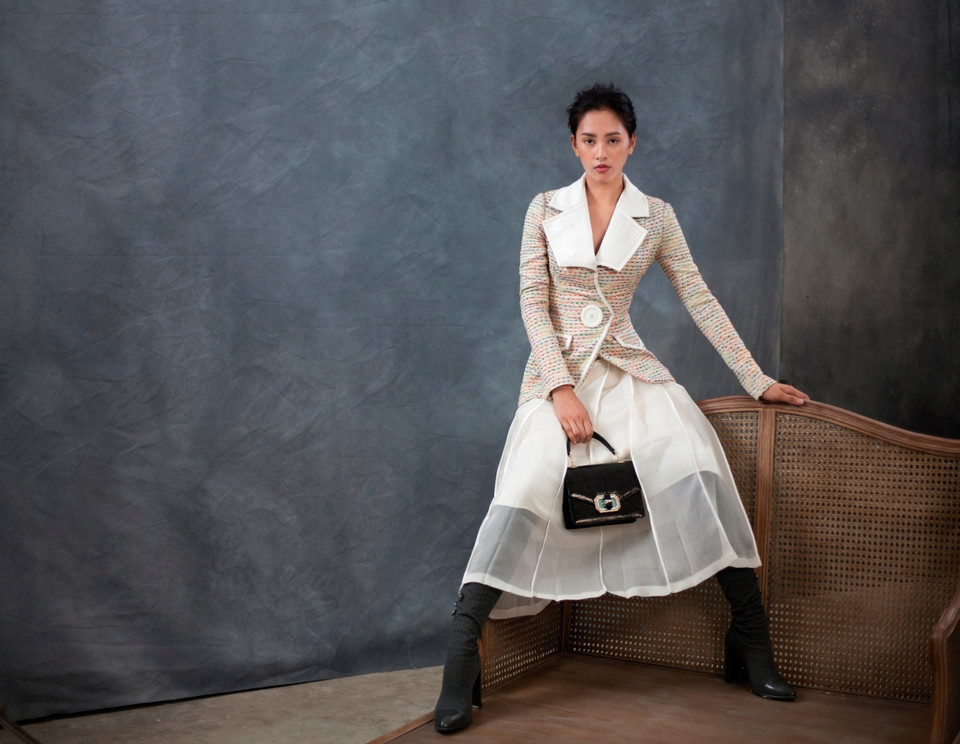 Một trong những tông màu chủ đạo lần này là những gam màu tối giản như màu trắng và màu be.(Ảnh: Danny Son Pham/Vietnam+)