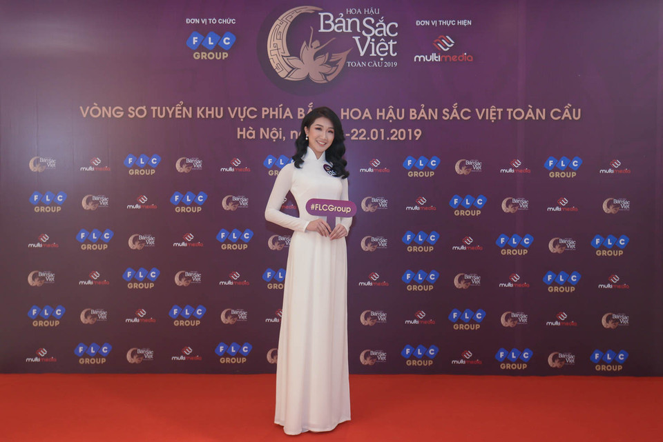 Tạ Huyền My (SBD 326) đến từ 'lò hoa hậu' Đại học Ngoại thương. Cô từng lọt vào Chung khảo khu vực phía Bắc Hoa hậu Việt Nam 2018, Top 5 Hoa khôi Sinh viên Việt Nam 2016. (Ảnh: CTV/Vietnam+)