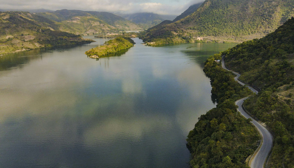 Nơi tiếp giáp của tỉnh Điện Biên và tỉnh Lai Châu. (Ảnh: Trung Kiên/TTXVN)