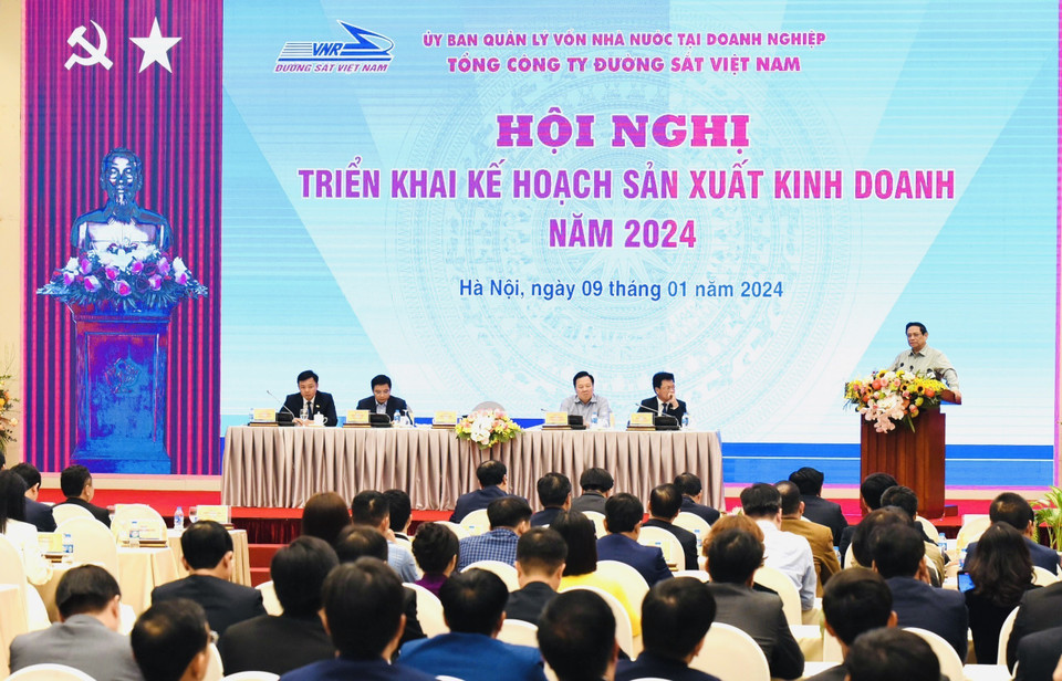 Thủ tướng Phạm Minh Chính phát biểu chỉ đạo tại Hội nghị. (Ảnh: Dương Giang/TTXVN)