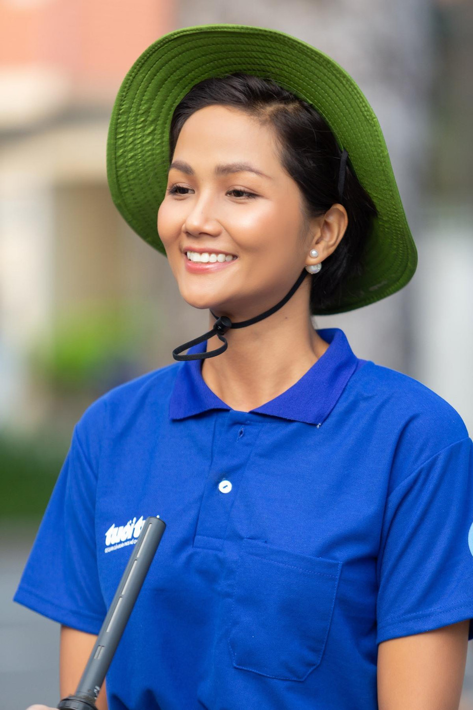 H’Hen Niê cho biết, cô đã có buổi lễ xuất quân rất đáng ghi nhớ. (Ảnh: Thiên An/Vietnam+)