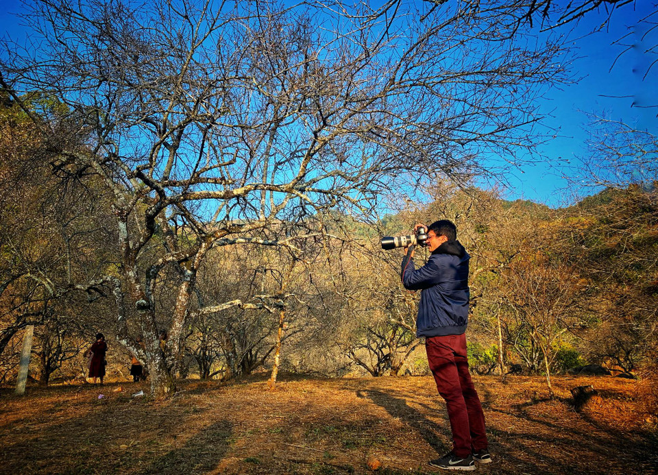 Sắc màu rực rỡ của Tây Bắc bao năm qua đều thu hút đông đảo các nhiếp ảnh gia về 'săn' những khoảnh khắc và hình ảnh đẹp. (Ảnh: Xuân Mai/Vietnam+)