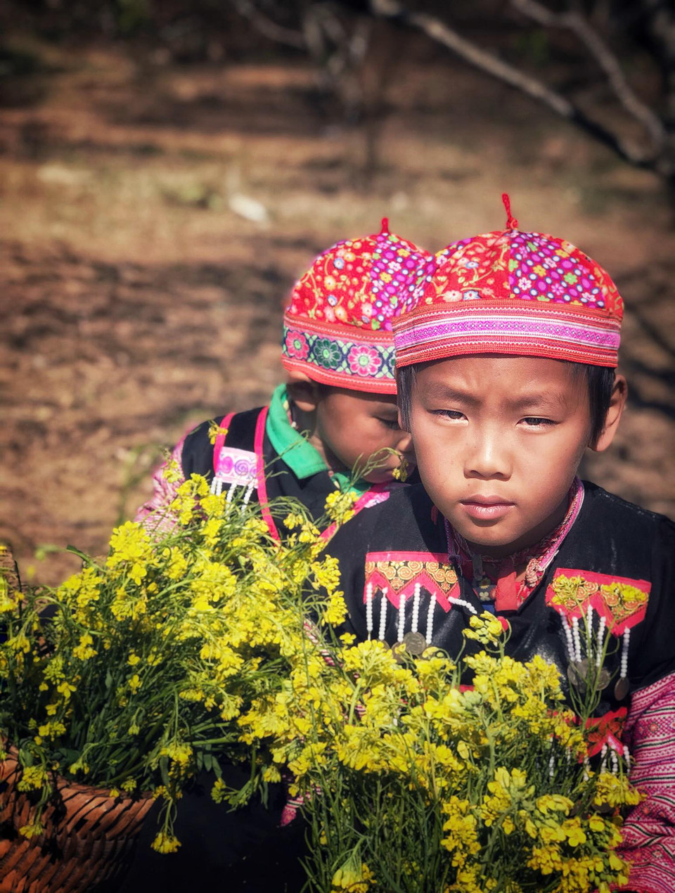 Đến nay, Sở Văn hóa, Thể thao và Du lịch tỉnh Sơn La đã hoàn thiện hồ sơ trình Bộ Văn hóa, Thể thao và Du lịch công nhận 7 di sản là di sản văn hóa phi vật thể cấp quốc gia. Đó là nghi lễ lập tịnh của người Dao; Lễ cúng dòng họ của người Mông; Nghệ thuật múa xòe của người Thái; Lễ hội Hết Chá của người Thái, bản Áng, xã Đông Sang, huyện Mộc Châu; Nghệ thuật múa khèn của người Mông; Nghi lễ cưới truyền thống của người Dao Tiền; Nghệ thuật tạo hoa văn trên vải của người Mông Hoa, huyện Mộc Châu. (Ảnh: Xuân Mai/Vietnam+)