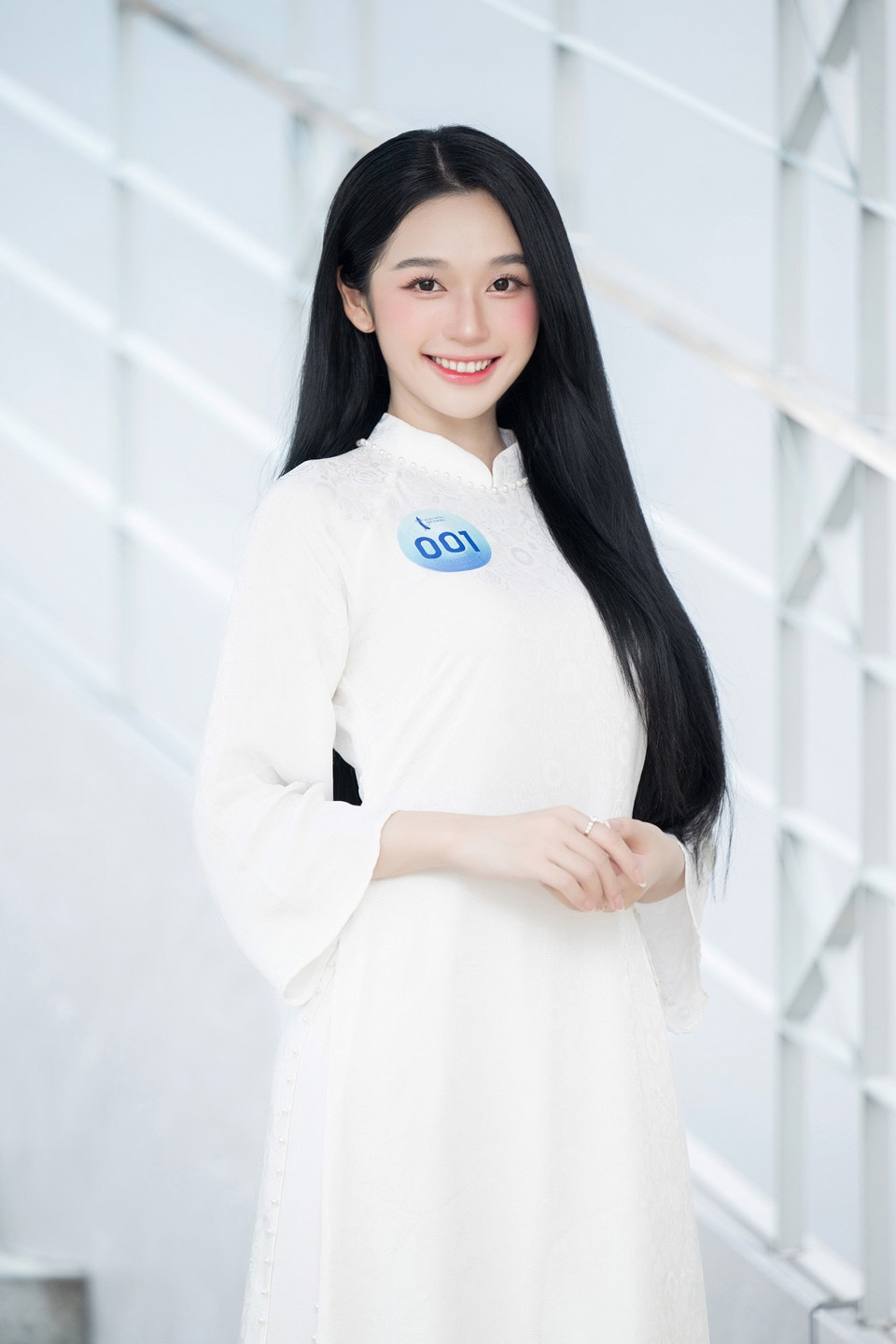 Nguyễn Thị Thảo Trang là một gương mặt được nhiều người biết đến trên mạng xã hội. Sở hữu gương mặt khả ái, cô còn được biết đến với thành tích học tập nổi bật. (Ảnh: CTV/Vietnam+)