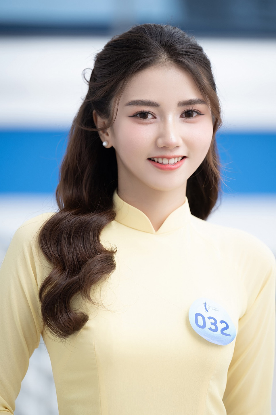 Thí sinh Đỗ Thái Khánh Vy đến từ Thành phố Hồ Chí Minh. (Ảnh: CTV/Vietnam+)