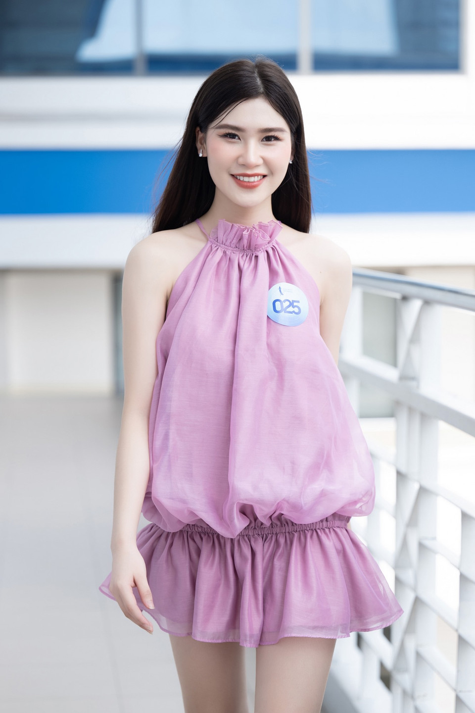 Nguyễn Nhã Linh đến từ Bạc Liêu là Người đẹp thể thao Miss Hutech 2020, Á Quân 1 Ngôi sao Sinh viên Fitness 2022, Á Quân 2 Fitness Model World Việt Nam 2022. (Ảnh: CTV/Vietnam+)