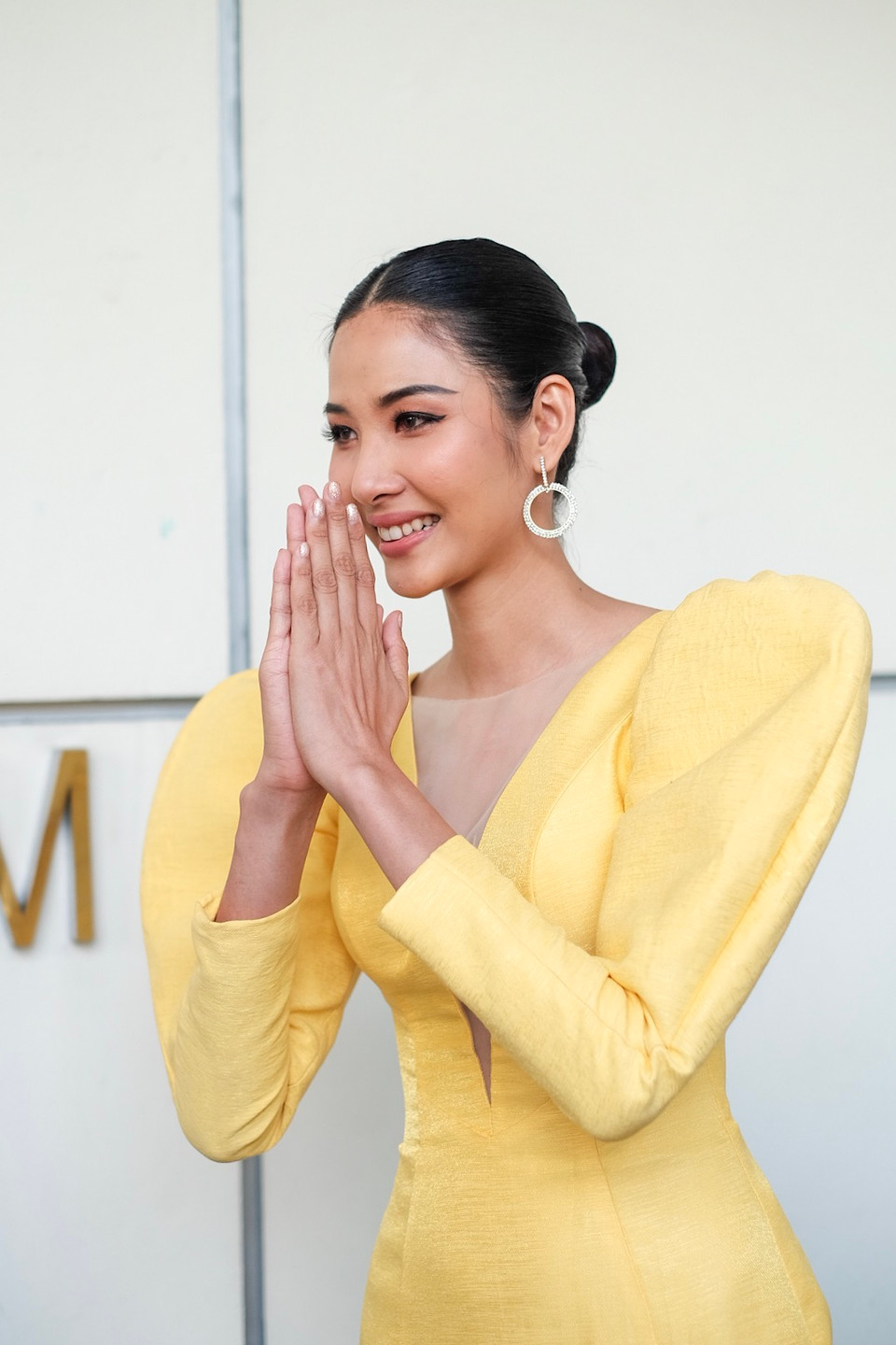 Hoàng Thùy là một trong số ít những người mẫu Việt Nam thành công ở thị trường chuyên nghiệp quốc tế. (Ảnh: Danah Pascual/Vietnam+) 