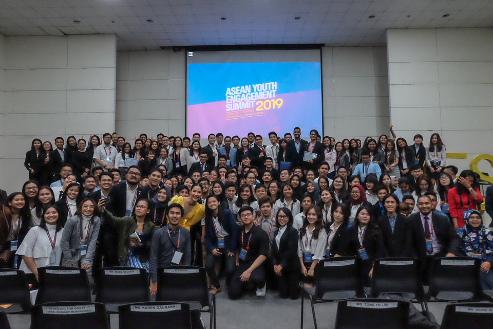 Chương trình tại Philippines với vai trò diễn giả cũng là cột mốc quan trọng đánh dấu hành trình phát triển hình ảnh mới cũng như đột phá đáng chú ý trong sự nghiệp của Hoàng Thùy trong năm 2019.(Ảnh: Danah Pascual/Vietnam+) 