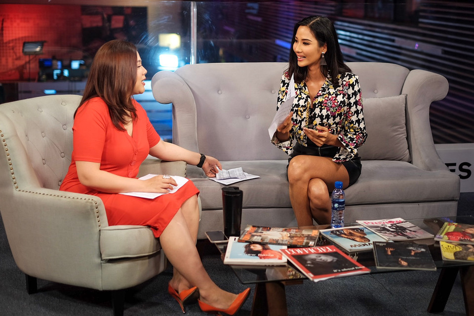  Cô đã thể hiện được hình ảnh đại diện Việt Nam xinh đẹp, thân thiện... (Ảnh: Danah Pascual/Vietnam+) 