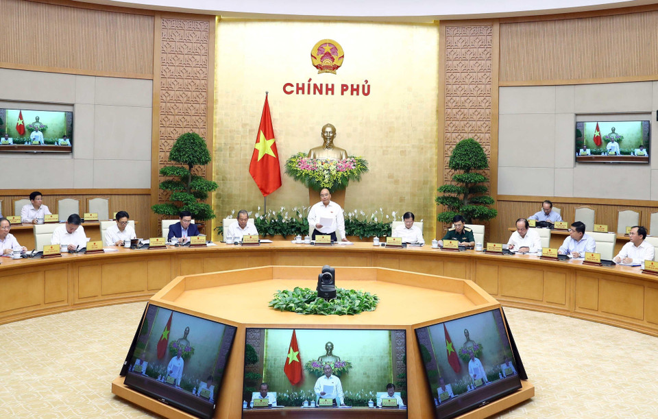  Thủ tướng Nguyễn Xuân Phúc phát biểu. (Ảnh: Thống Nhất/TTXVN)