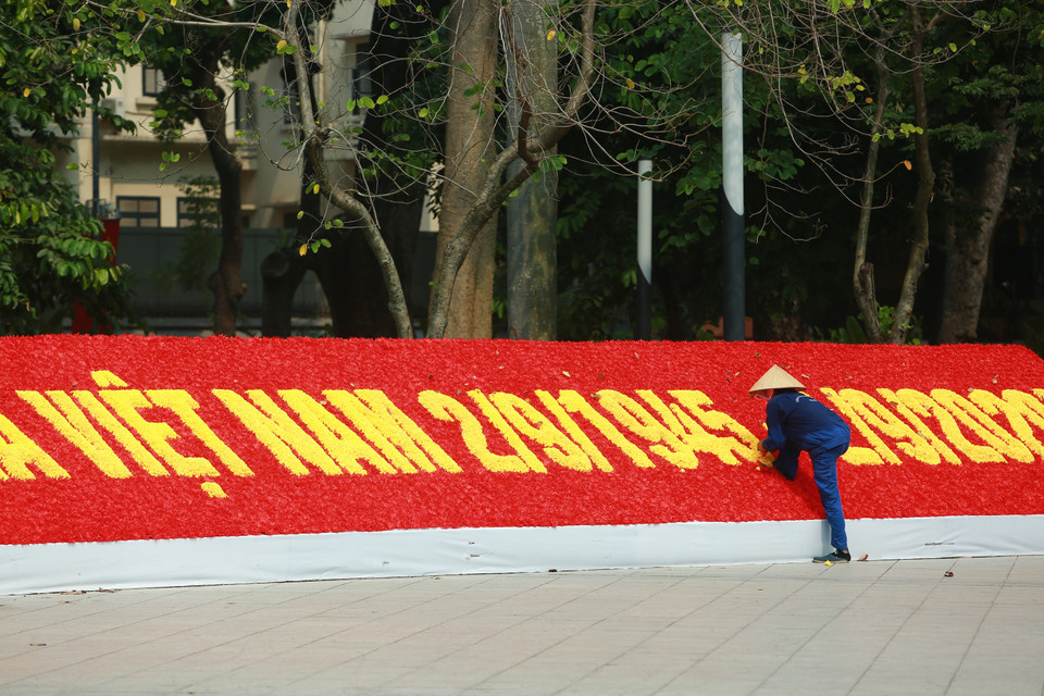 Công viên Lenin rực rỡ trong ngày Quốc khánh 2/9. (Ảnh: TTXVN)