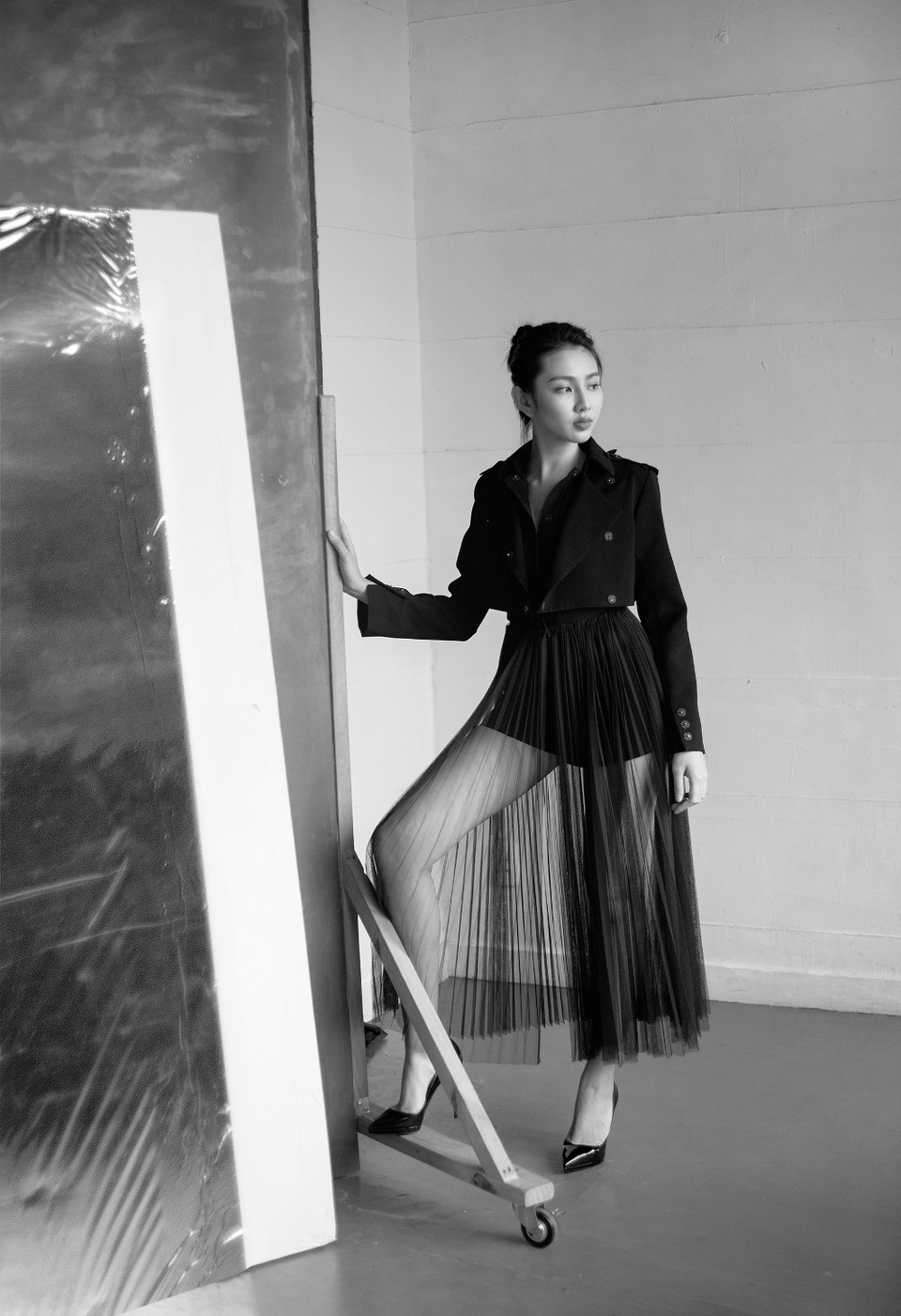 Trong tháng 2 này, Thùy Tiên có hai tuần sang Anh quốc công tác. (Ảnh: Bobby Nguyễn/Vietnam+)