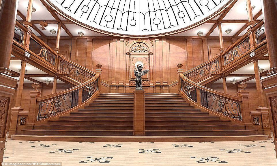 Phiên bản tàu Titanic của Trung Quốc có kích thước, thiết kế và nội thất giống hệt với con tàu gốc, tạo cho khách thăm quan cảm giác như đang ở trên con tàu Titanic thật cách đây hơn 100 năm. Mọi thứ từ phòng ăn đến cabin hay tay nắm cửa đều rất sang trọng, mang phong cách của con tàu gốc.(Nguồn: Shutterstock) 