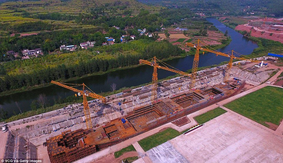 Dự án tàu Titanic của Trung Quốc được khởi công tháng 11/2016 với mục đích tạo ra phiên bản giống với con tàu Titanic thật nhất từ thiết kế cho đến menu đồ ăn. (Nguồn: Getty Images)
