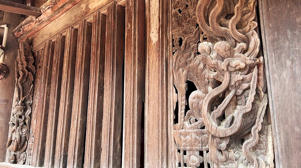 Khu di tích chùa Keo Hành Thiện là một tổng thể các công trình kiến trúc được xây dựng đăng đối, mang đậm phong cách kiến trúc thời Hậu Lê, thế kỷ XVII - XVIII. (Ảnh: Mai Mai/Vietnam+)