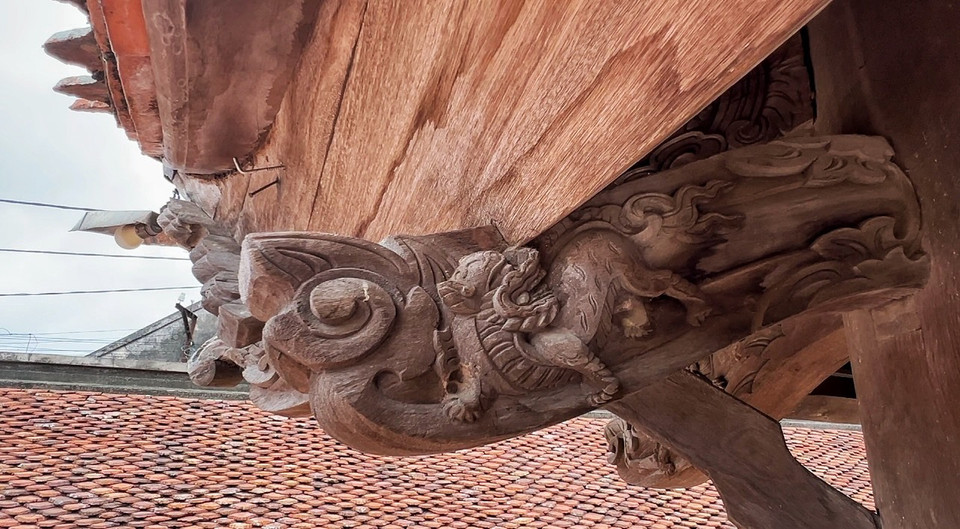 Chùa Keo có giá trị kiến trúc nghệ thuật, trang trí điêu khắc cao, thể hiện bàn tay lao động cần cù và khối óc sáng tạo của những công trình sư và nghệ nhân dân gian, góp phần quan trọng vào việc nghiên cứu lịch sử mỹ thuật Việt Nam. (Ảnh: Mai Mai/Vietnam+)