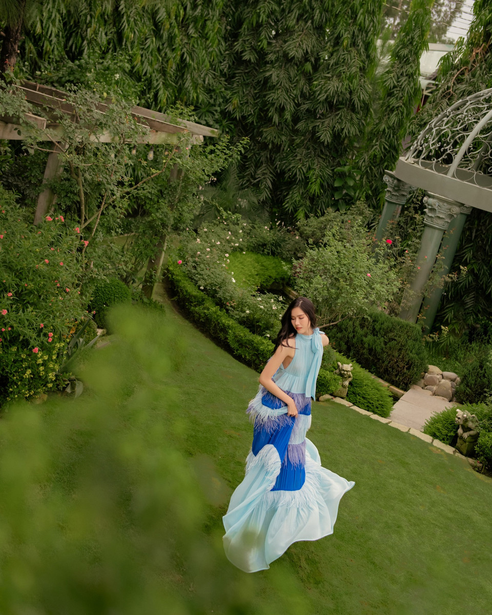 Cùng ngắm nàng Á hậu tài sắc vẹn toàn trước khi lên đường tham dự cuộc thi Miss International 2021 tại Nhật Bản. (Ảnh: CTV/Vietnam+)