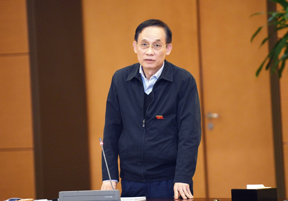 Trưởng Ban Đối ngoại Trung ương Lê Hoài Trung phát biểu. (Ảnh: Doãn Tấn/TTXVN)