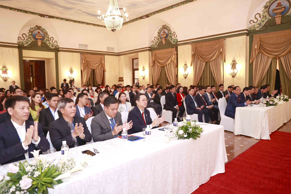 Đại biểu dự cuộc gặp. (Ảnh: Doãn Tấn/TTXVN)