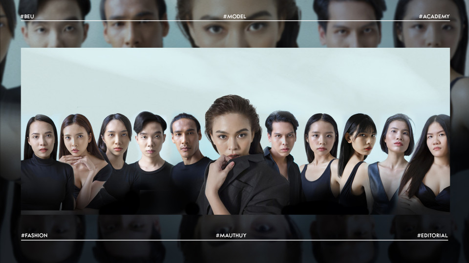 Á hậu Mâu Thủy vừa tung bộ ảnh đậm chất thời trang cùng các học viên xuất sắc trong khóa học đầu tiên mà cô đang đứng lớp. (Ảnh: Minh Thư/Vietnam+)