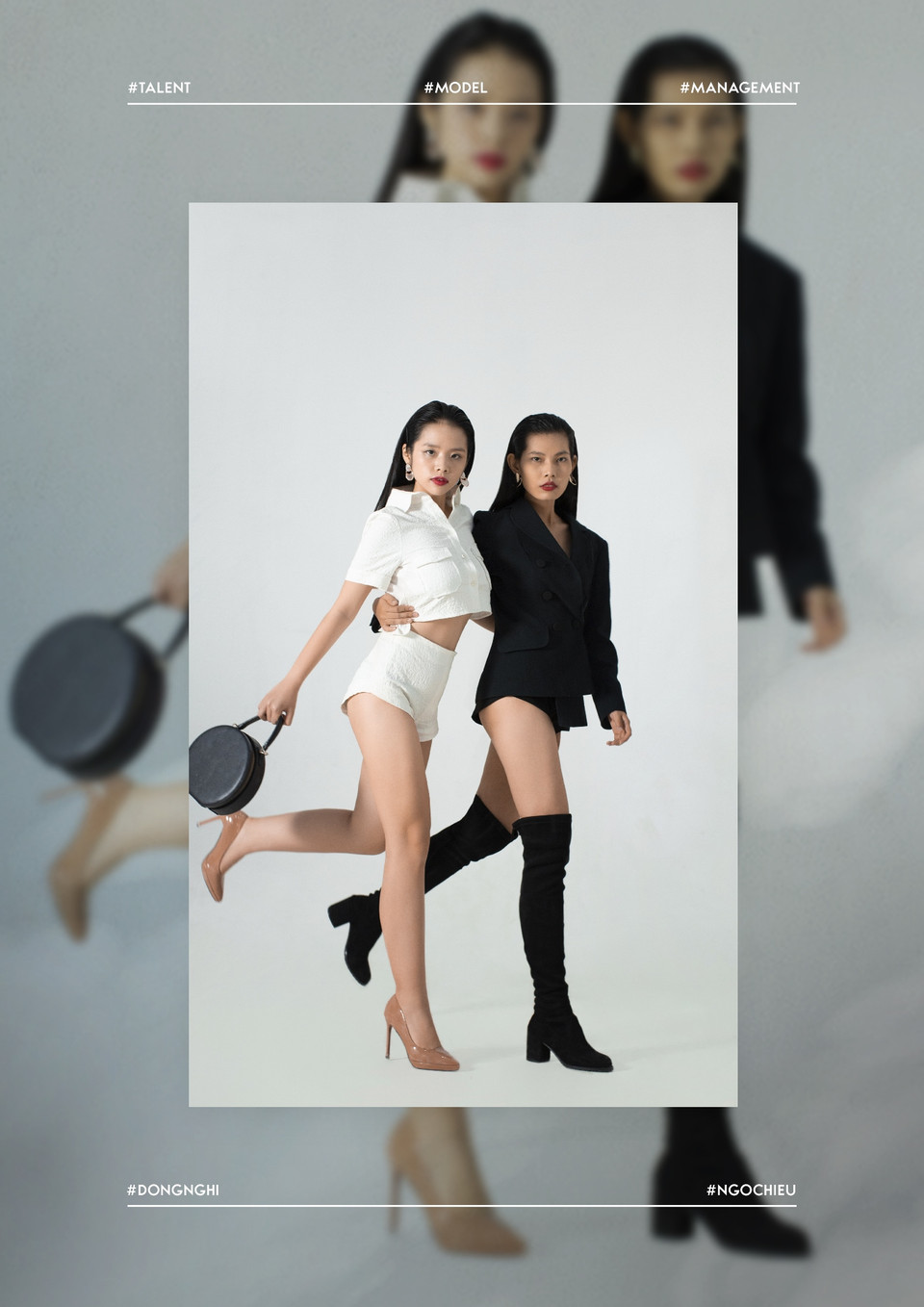 Qua các bức ảnh, các học viên phải thể hiện được sự chuyên nghiệp của một người mẫu trong kỹ năng chụp ảnh. (Ảnh: Minh Thư/Vietnam+)