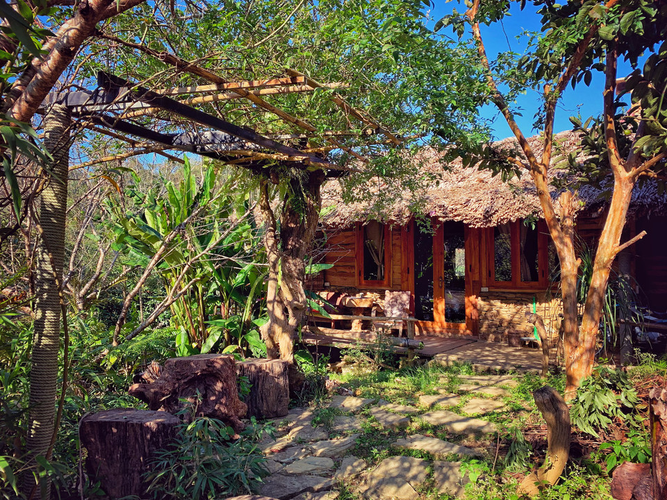 A Chu homestay ở xã Vân Hồ, Mộc Châu là địa chỉ rất được khách Tây yêu thích thời điểm chưa có dịch COVID-19. (Ảnh: Mai Mai/Vietnam+)