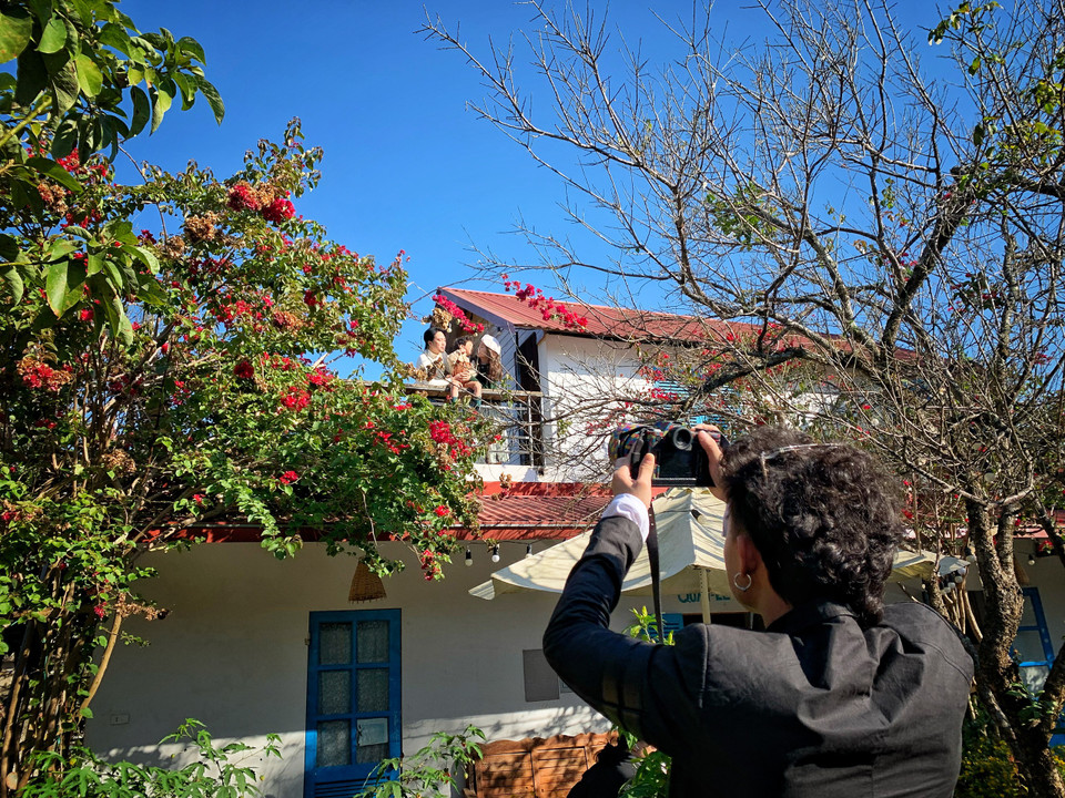 Mama's house là điểm đến được giới trẻ và các gia đình trẻ yêu thích nhờ cảnh quan khu nghỉ nằm gọn giữa đồi mơ thơ mộng. (Ảnh: Mai Mai/Vietnam+)