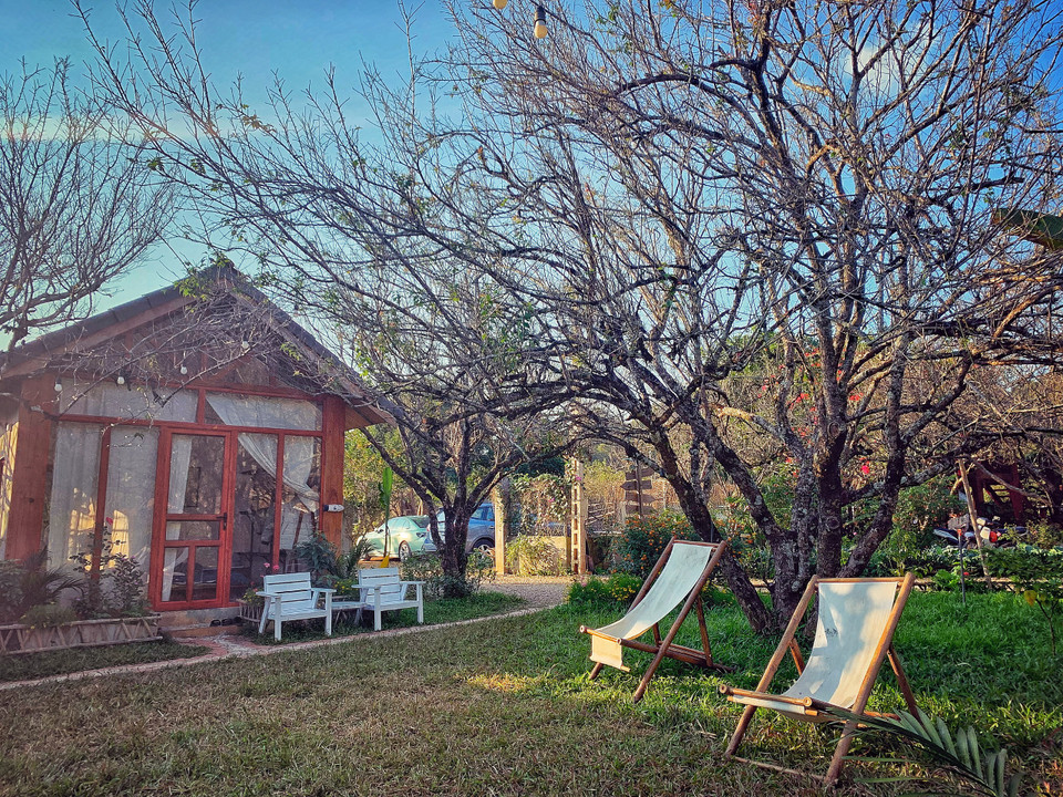 Bình minh ở homestay. (Ảnh: Mai Mai/Vietnam+)