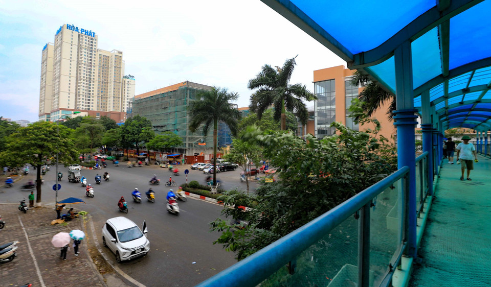 Phố Tân Mai hôm nay. (Ảnh: Thanh Tùng/TTXVN)