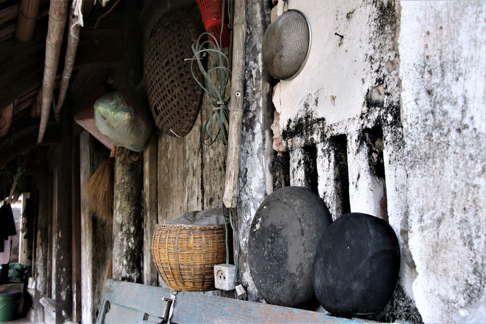 Một góc của căn nhà cổ. 