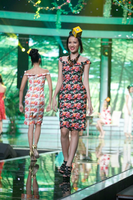 Thí sinh Thanh Tuyền đến từ Long An. (Ảnh: Ân Nguyễn)