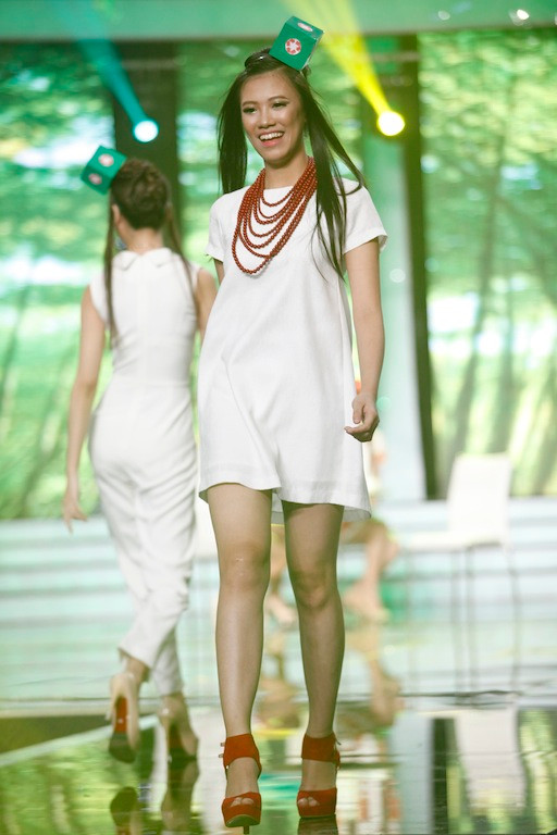 Thí sinh Kim Duyên đến từ Kiên Giang. (Ảnh: Ân Nguyễn)