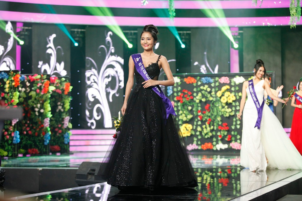 Thí sinh Kim Ngân đến từ Lạng Sơn. (Ảnh: Ân Nguyễn)